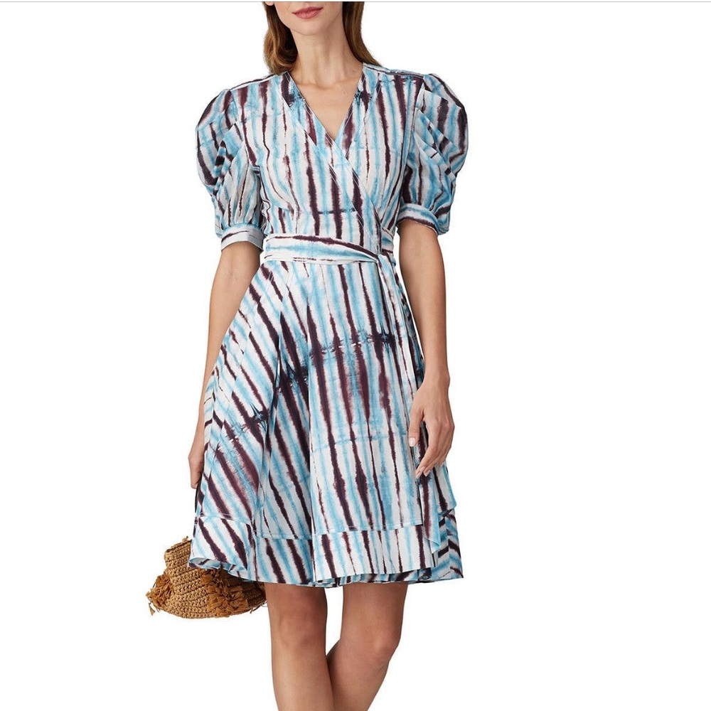 Diane Von Furstenberg Printed Indira Wrap Dress